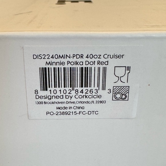 Corkcicle Minnie Red and White Polka Dot Tumbler - Picture 5 of 5